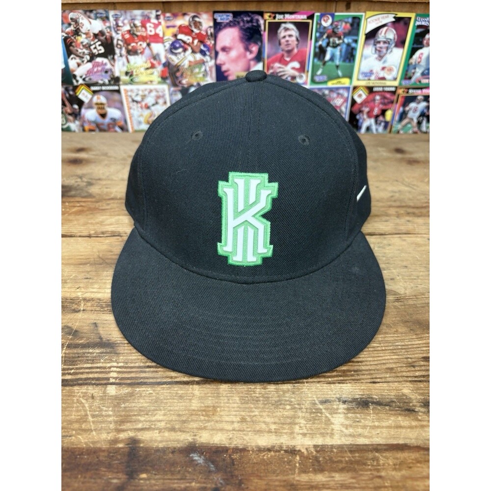 Kyrie Irving Nike True Snapback Hat Cap NBA Adjustable Black Flat Bill H+H